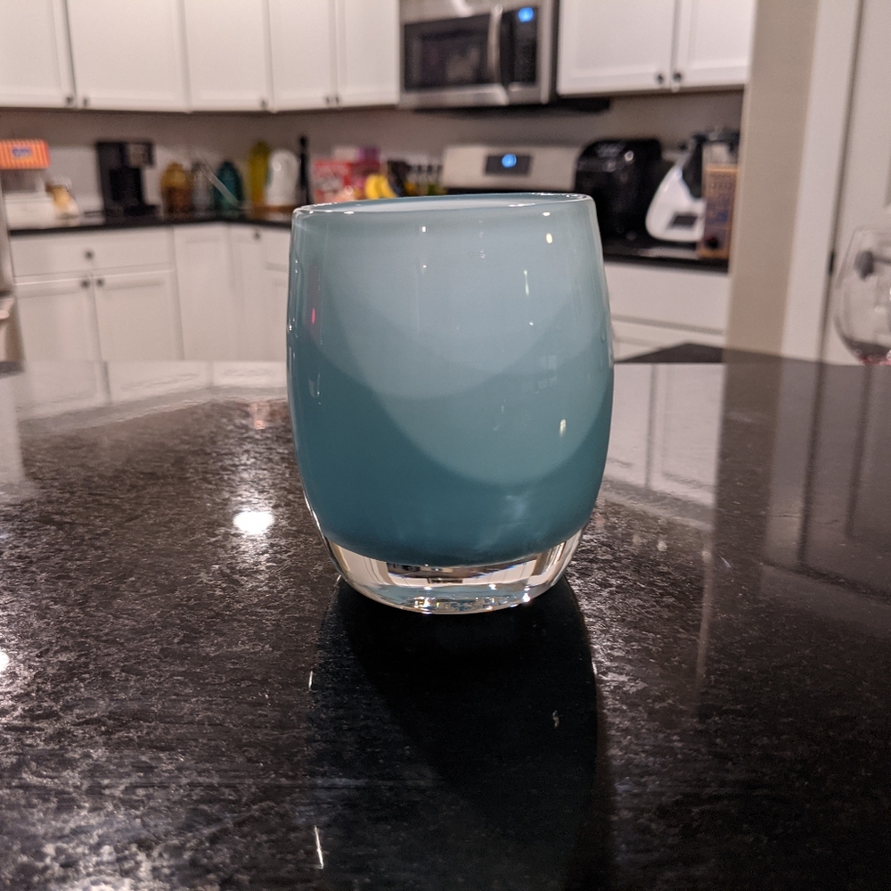 Glassybaby light blue